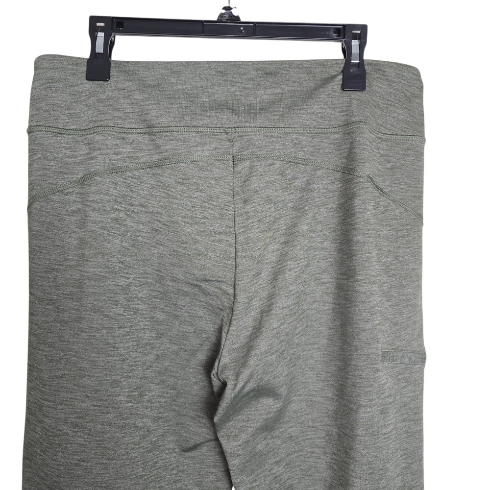 Duluth Trading Co Womens Heathered Olive Green Performance Pants L x 31 Wide Leg - Picture 5 of 10